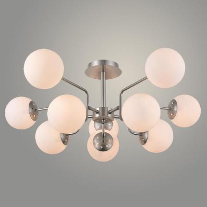 Люстра 74527/10 NK никель 10x40W E27 d800 h310, 24